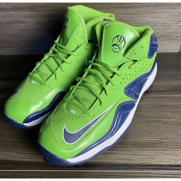 Nike Zoom NFL Football Cleats|534773-329 Seattle Seahawks Team‎ Colors| Size 16 - Picture 1 of 7